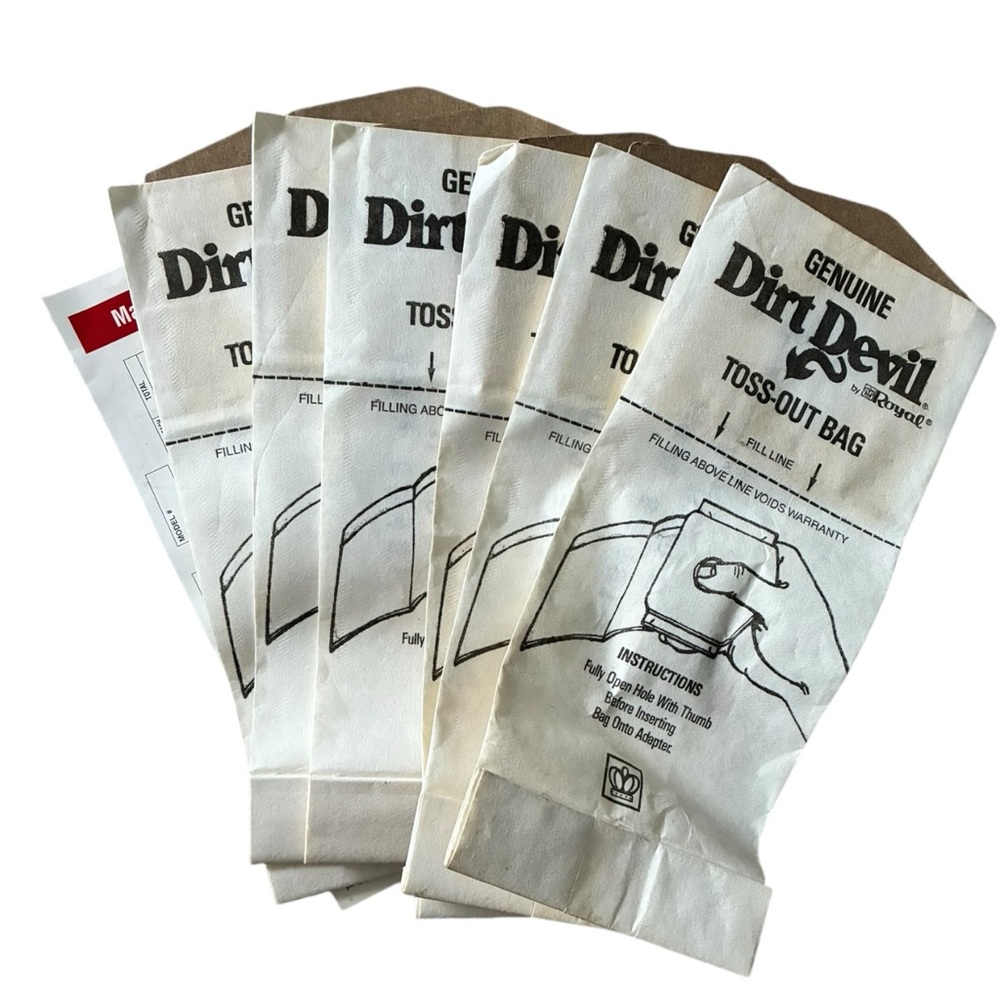 Vintage Dirt Devil Hand Vac Attachments & Bags Bundle‎